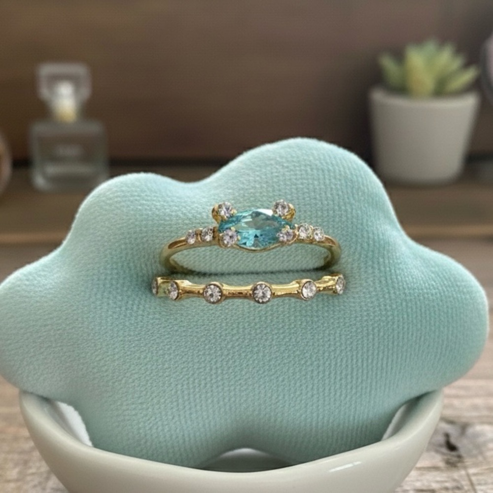 Aqua Ring Set 🩵
